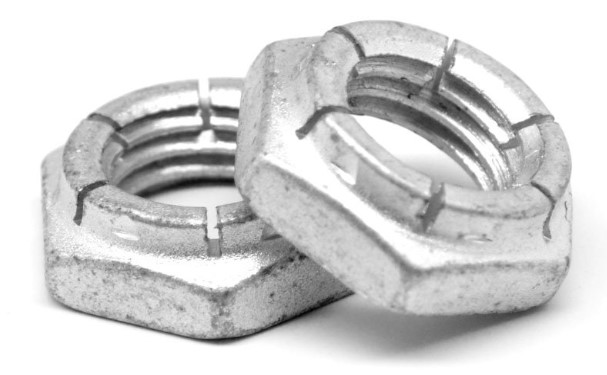 3/8" - 24 NF LIGHT HEX, THIN HT FLEXLOC NUT, PLTD